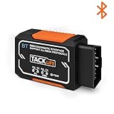 OBD2 Scanner, Tacklife Bluetooth OBD2 Diagnostic real-time scanning Tool, AOBD1B Auto Code Scanner, OBD-II Engine Fault Diagnostic Code Tester, Read Clear DTC for almost all OBD2 Vehicles
