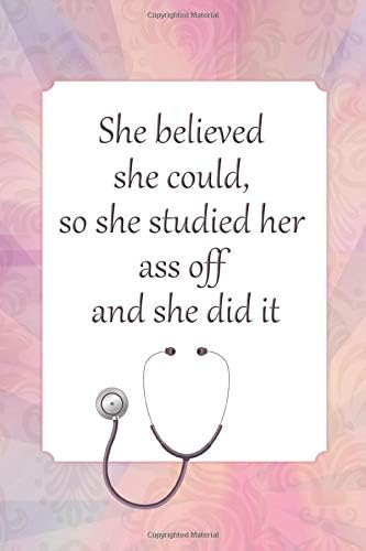 Lined Notebook - Nurse Gift, Nursing Student Gifts, Future Nurse (Gag Gifts)