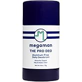 Megaman Pro Deo | Aluminum-Free Deodorant | Long-lasting Citrus Woods Scent | 2.6 oz