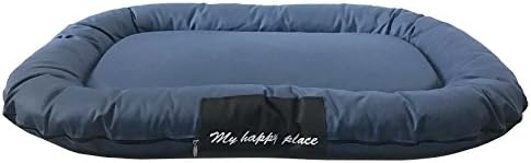 Luxury Orthopedic Solid Memory Foam Pet Bed Pad with External Strong Tough Oxford Waterproof Cover Case for Small to Extra Large dog (54x37 inches, Navy)