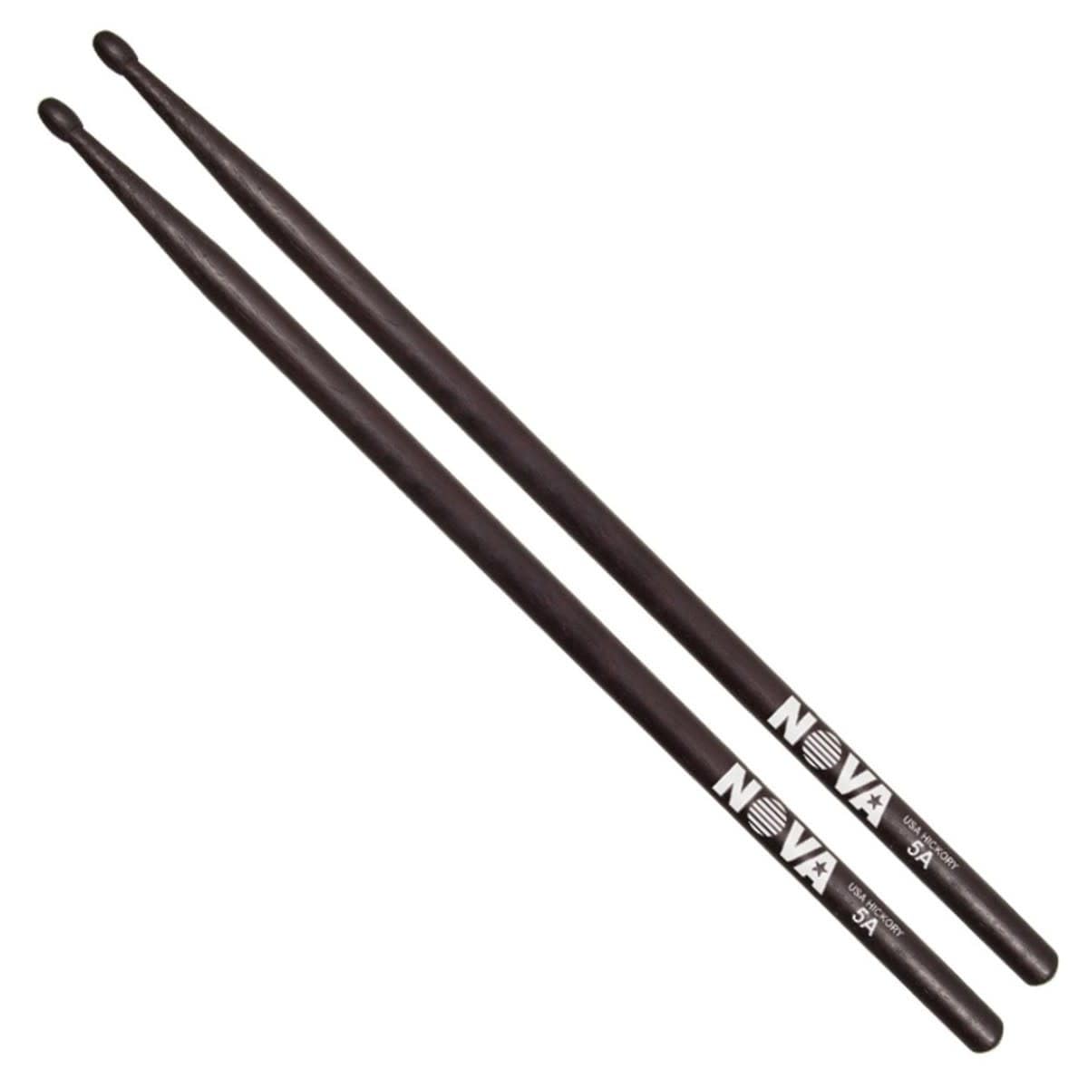 Vic FIrth - NOVA Drumsticks - 5A - Wood Tip - Black