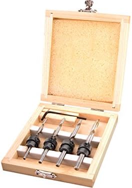 EXTOL CRAFT 20206 Countersink Drill Bits with Stopper Set (4-Piece)