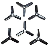 Lego Parts: Airplane/Helicopter Propeller 3 Blade - 5 Diameter (Service Pack 92842 - 6 Black)