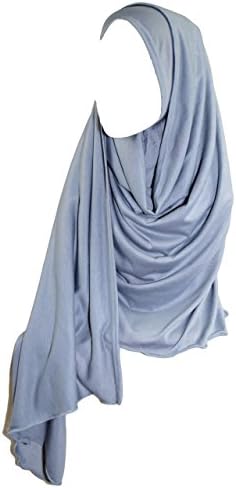 YaqeenOne Piece Hijab cotton/Viscose Headscarf Wrap Scarf instant shawls Girls & Women