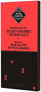 3 x 100 Gram - Michel Cluizel Grand Lait 45% Caramel & Salted Butter
