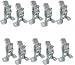 Bulldog Clamp (10 Pack) Spring Grip Garage Closet Wall Organizer for Brooms, Mops, Rakes, Etc. primary