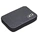 Hynes Eagle Travel Universal Cable Organizer Electronics Accessories Cases for Various USB Phone Charger and Cable Grey