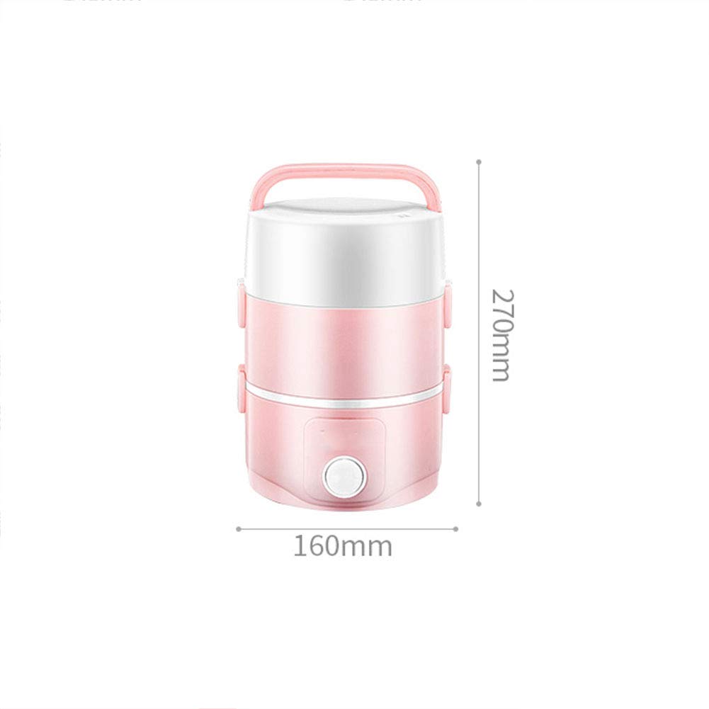 WAZ Caja Almuerzo EléCtrica Recubridor De Acero Inoxidable De Dos ...