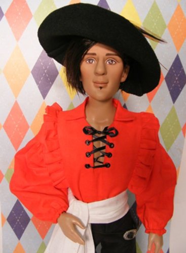 Halloween Costume Pattern for 17" Matt & Rufus Tonner