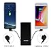 Portable Charger WOBON 5000 mAh Power Bank Ultra Slim External Battery Pack with Built in AC Plug, Type-c Cables for Cell Phone