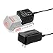LANMU 20V Lithium Battery Charger for Black and Decker 20V Lithium Ion Battery LBXR20,LBXR20-OPE,LB20,LBX20,LBX4020,LB2X4020,LBXR2020-OPE,LB2X3020-OPE,LBXR20BT (Black)