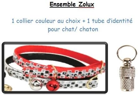 1 Tube D Identite Collier Pour Chat Ou Chaton Amazon Fr Animalerie