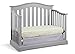 Graco Westbrook 4-in-1 Convertible Crib, Pebble Gray, Easily Converts to Toddler Bed Day Bed or Full Bed, Three Position Adjustable Height Mattress, Some Assembly Required (Mattress Not Included)