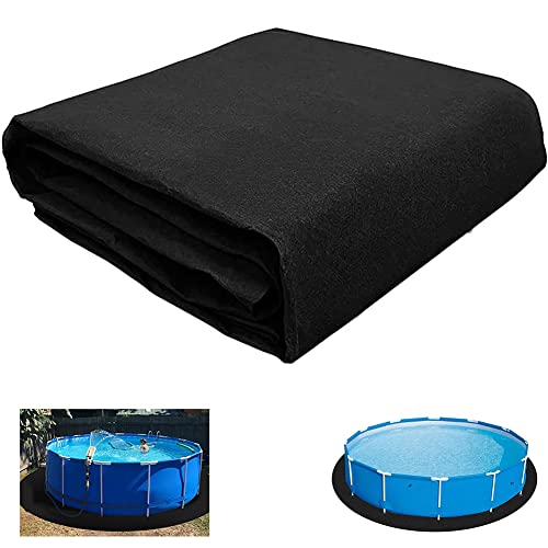 DriSubt Pool Groundsheet Pool Protective Mats 4 m Diameter Pool Underlay Suitable for Flat Pools Above Ground Swimming Pools Protection Tear-Resistant