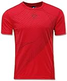 jeansian Men's Sport Quick Dry Short Sleeves T-Shirts Tees LSL069