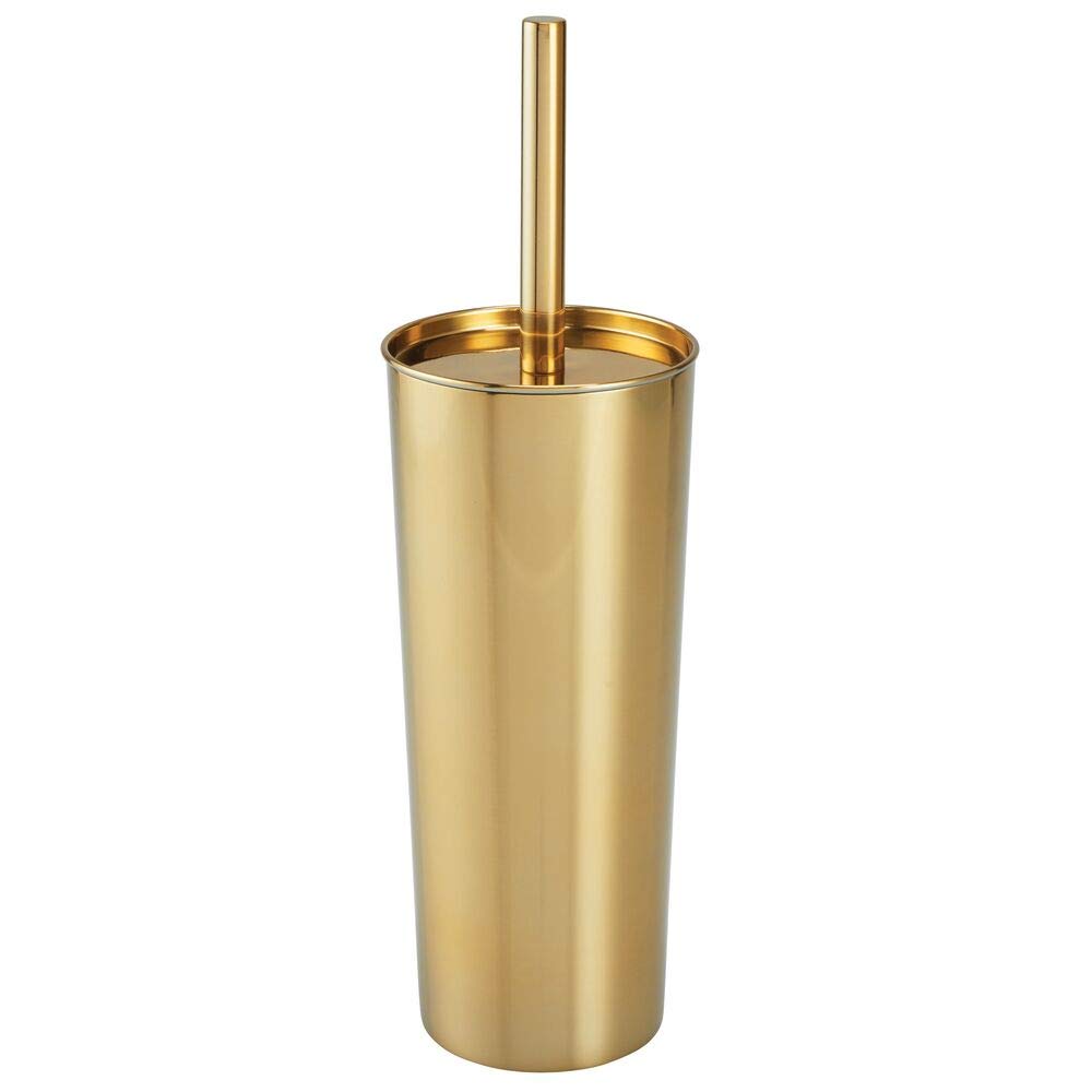 Deep Cleaning Sturdy Soft Brass mDesign Slim Compact Stainless Steel