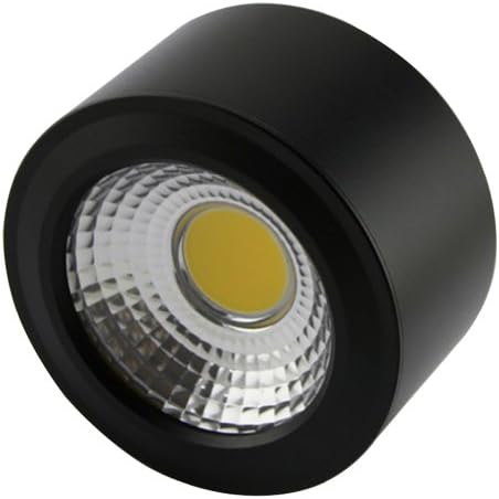 Brightsky 7w Warm White COB LED Lamp Surface Mounted Ceiling Downlight Spotlight Black Housing