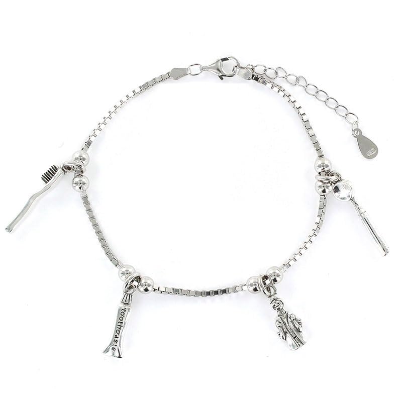 Eres lo mas mujer You are The Most Woman Silver Dentist Bracelet Jewellery