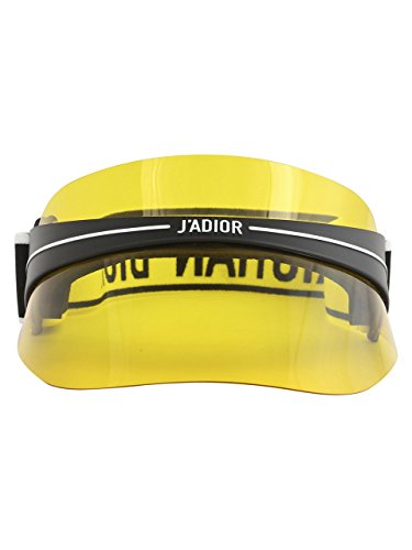 Dior DIORCLUB1 VISOR BLACK WHITE/YELLOW one size fits all unisex Sunglasses - Image 3