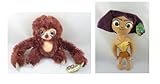 Set Of 2 Dreamworks 'The Croods' 11 Inch Soft Toys BELT AND EEP GIRL CROOD (P...