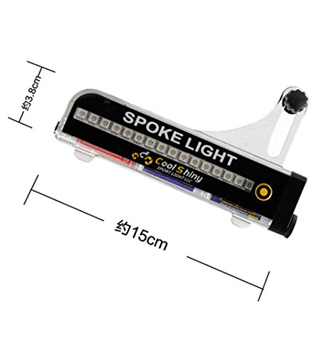 32 LED Motorcycle Cycling Bicycle Bike Wheel Signal Tire Spoke Light 21 Changes (AS, 1pcs) - Thumbnail 5