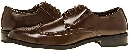 Premium Stylish Dress shoes British style ; Monk Strap ; Penny Loafer;Brogue Drop Tassel Slip-On Loafer Wing Tip Toe Oxford;Western Strap; BOOTS (11, brown)