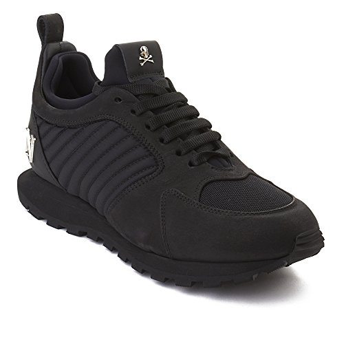 Philipp Plein Men's Runner Setting Sneaker Shoes Black