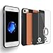 iPhone 7 / 6s / 6 Goat Case Funny Amazing for Selfie [Ring Kickstand Plate] Hands Free Silicone Bumper Rugged Drop Protection Phone Case for Apple iPhone 7 / 6s / 6 - Black
