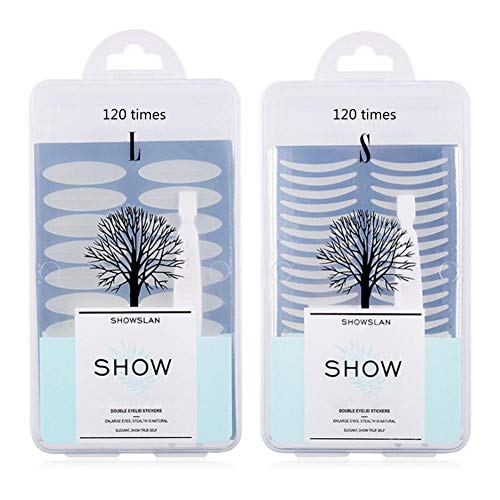 Luerme Natural Invisible Single/Double Side Eyelid Tapes Stickers 120 Times Invisible Three - Dimensional Non - Reflective Waterproof Sweat - Proof Long - Lasting Sticky - Thumbnail 4