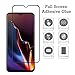 KTTWO OnePlus 6T Screen Protector Glass, (2PACK) Full Screen Coverage Anti-Scratch Bubble-Free Tempered Glass Screen Protector with Full Glue for OnePlus 6T Screen Phone (Black)