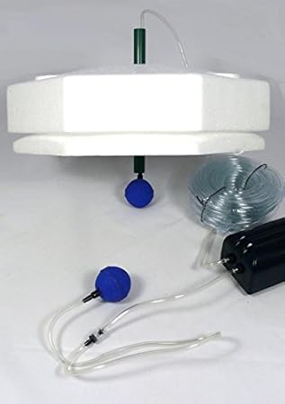 Hailea Teich Eisfreihalter Set 2 inkl. Luftpumpe und Zubehör