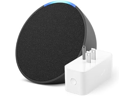 Echo Pop Charcoal with Amazon Smart Plug
