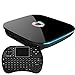 EASYTONE Android 6.0 Smart TV BOX 2GB/16GB/4K Amlogic S905X Quad Core 100M LAN 3D Bluetooth 4.0 2.4GHz 5.0GHz Dual Wifi Android TV Box with Mini Wireless Keyboard Touchpad