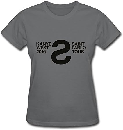 The Saint Pablo Tour Kanye West Logo Womens T Shirt DeepHeather