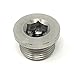 Oxygen Sensor Plug Stainless Steel M18 x 1.5 Metric Threading with Copper Washer