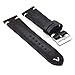 StrapsCo st11 Faded Vintage Leather Mens Watch Band w/ Minimal Stitching