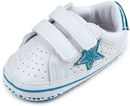 VtuoP Star Baby Boys Girls Shoes PU Upper Rubber Dots Skidproof First Walkers 0-18 Months
