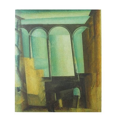 Lyonel Feininger Poster Kunstdruck Viaduct