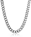 Men's Stainless Steel Curb Chain Necklace, 20