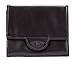 Big Skinny Women's Trixie Leather Tri-Fold Slim Wallet, Holds Up to 30 Cards, Black