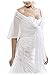 Lafee Bridal Chiffon Bridal Evening Scarves Wraps Shawls for Bridesmaid Prom Wedding