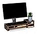 Wood Monitor Stand Riser with Adjustable Storage Organizer Laptop Stand Desk Organizer for Home Study Dorm Office (Black)thumb 1