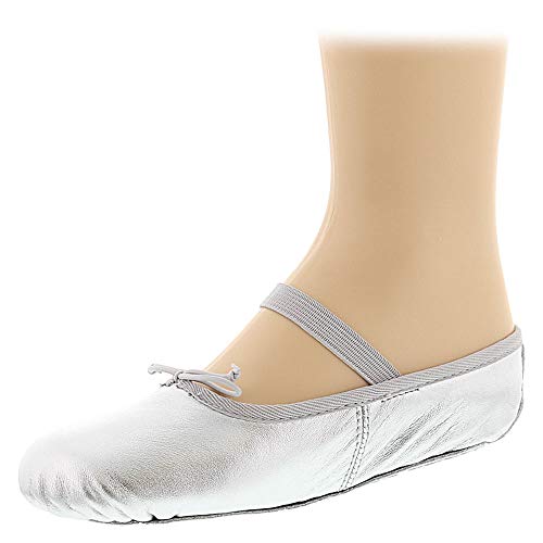 Dance Class B700 Silver Ballet Flat (Toddler/Little Kid/Big Kid),Silver,5 M US Big Kid - Thumbnail 3