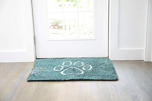Dog Gone Smart Pet Products Dirty Dog Doormat, Large, Black Hue W/Light Grey
