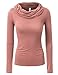 Doublju Classic Woven High-Low Popover Blouse Top