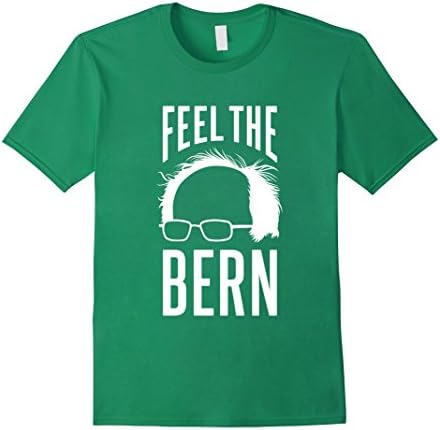 Men's Feel the Bern - Bernie Sanders T-Shirt 2XL Kelly Green