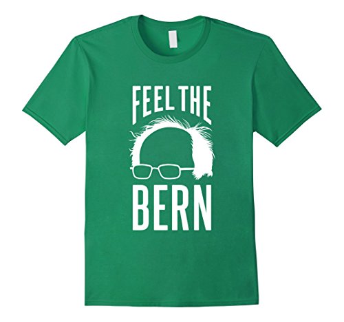 Men's Feel the Bern - Bernie Sanders T-Shirt 2XL Kelly Green