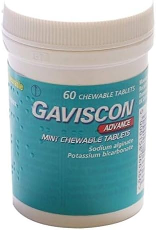 GAVISCON Advance Mint CHEWABLE Tablets 60 Pack (Mint), 1