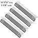 YIHAM Replacement Parts for Grill Master 720-0697 Nexgrill 720-0830H 720-0783E 720-0737 BBQ Heat Shield Plate Tent Burner Cover Flame Tamer 14 9/16 inch x 3 3/8 inch, Stainless Steel, Set of 4, KS708