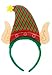 Headband Elf Hat with Ears - 2 Pack with Striped Hats